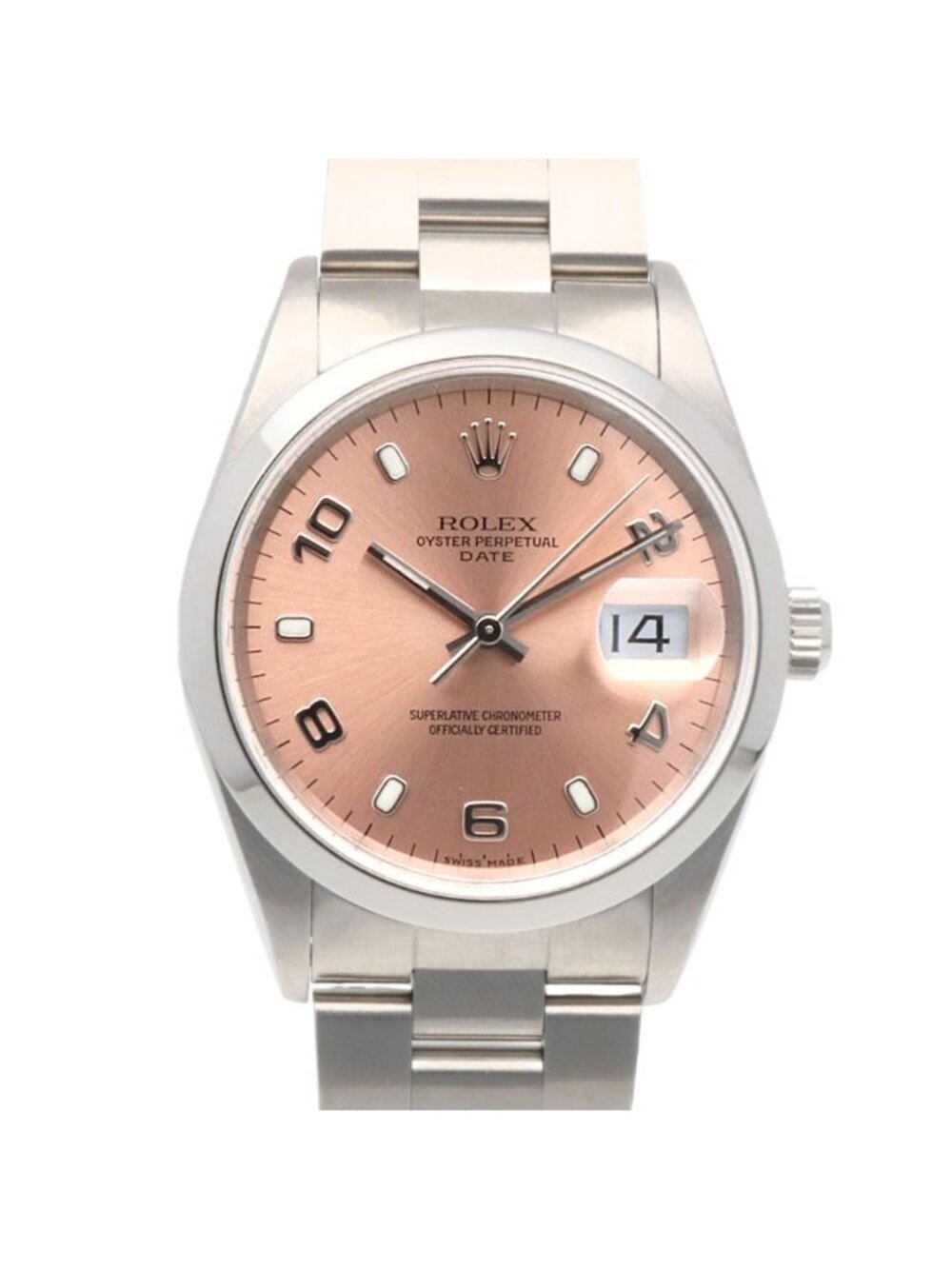 Rolex Date Oyster Perpetual Watch Stainless Steel Automatic